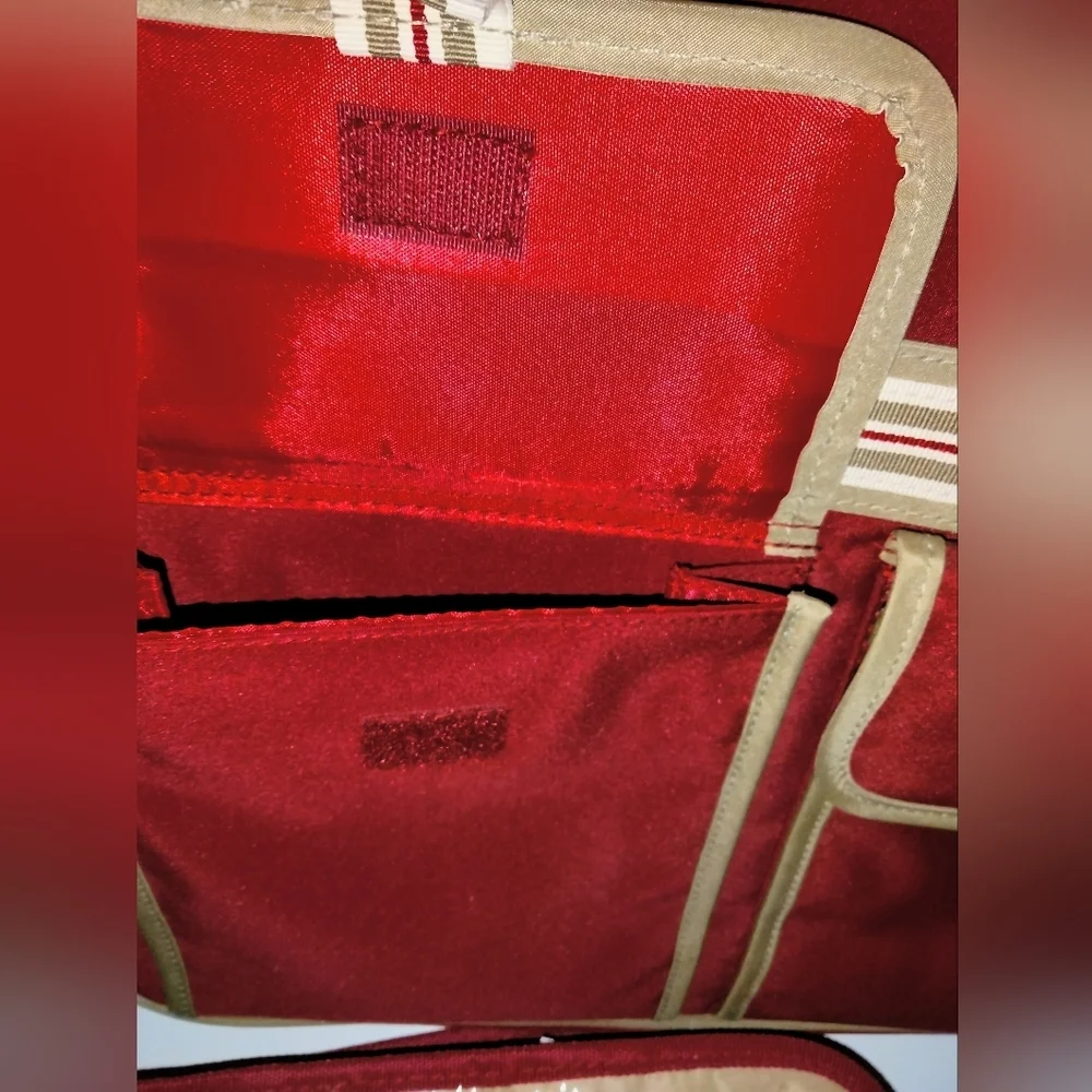 Target (Red) Striped Multi-Compartment Baby Bag w Changing Pad